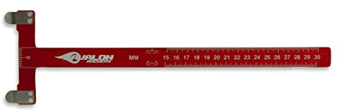Avalon Bogen quadratisch – Pinnenlehre – Nock Point Gauge (rot)