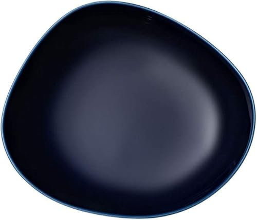 Villeroy & Boch 1952902700 - Set di 6 Piatti Fondi, in Acciaio Inox, Colore: Blu Scuro