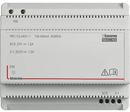 Alimentatore per BUS-SCS Bticino My Home 27Vdc-1.2A - E56