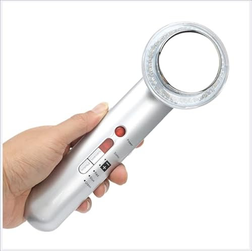 Flusenmassagegerät für die Gesichtsreinigungshaut 7 in 1 Funktion der Ultraschallvibrationsreinigungsfunktion, feine Linien glätten Linien