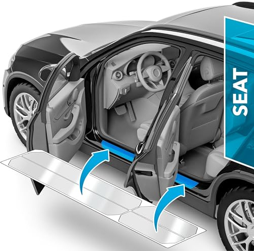 uProtect Auto Einstiegsleisten Schutz für Seat Ateca 1 (I) KH7 I 2016-2026 - Schutzfolie Autotür Zubehör Zierleisten Lackschutzfolie Transparent