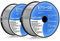 Alambre de Soldadura Hancaner, 2 Rollos de Hilo Estaño para Soldar Electronica de 0.8Mm, para Principiante de Bricolaje Reparación Accesorios de Soldadura(Aprox. 2 kg)
