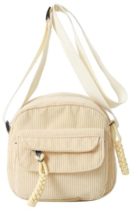 Ruarby Quadratische Mini-Tasche aus Kordsamt, Umhängetasche, Kuriertasche, Schultertasche, modische Tasche für Damen, Handytasche