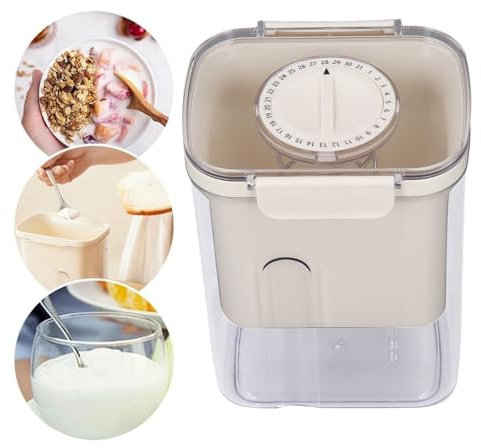 Griechischer Joghurtbereiter mit Ultrafeinem Siebkorb, Patentiertes Griechisches Joghurtsieb mit Timer für Hausgemachten Griechischen Joghurt