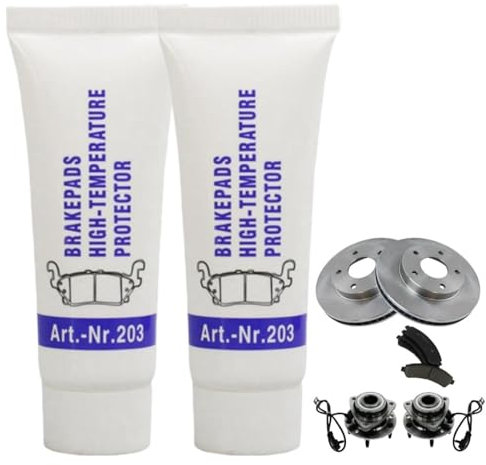 2PCS Silicone Grease - High Temperature, Copper & Brake Caliper Slider Pin Grease for O-Rings & Car Maintenance