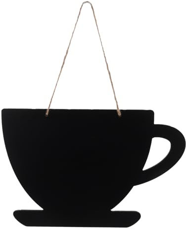 MUSISALY Mini Hängende Kreidetafel Memo Board für Bar Kaffee Shop Holz Nachricht Bord Kreidetafel