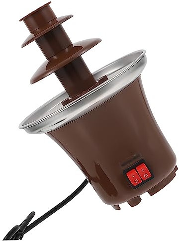 BEBEMOKO 1pièce Machine à Fondue Chocolat à Couches Fontaine à Chocolat Électrique Pour Dips Accompagnements Et Desserts Idéale Pour Fêtes Et Événements