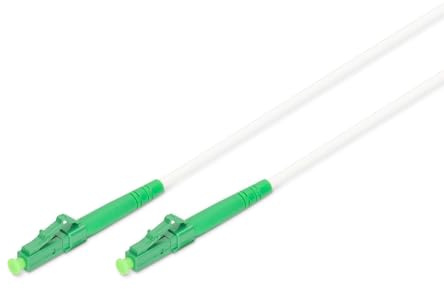 DIGITUS Cable de FO OS2 – 1 m – LC/APC a LC/APC – Armadura de acero