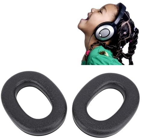 2PCS Replacement Earpads Ear Cushions Fit For WorkTunes Connect, For Tac 100 300 500, For Prohear 027 033 037, Headset Ear Pads EarMuffs with Breathable Mesh Memory Foam
