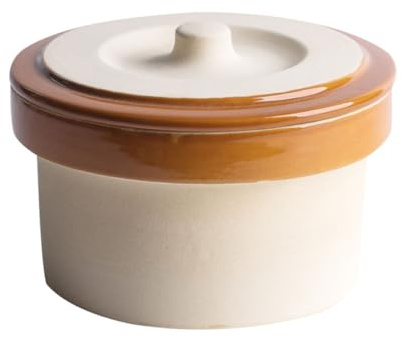 JOINPAYA Bol à Vapeur en Céramique avec Couvercle Bol Individuel pour Riz et Œufs Cuits la Vapeur Marmite Compacte en Céramique Blanche Vaisselle la Cuisine pour Maison et Restaurant