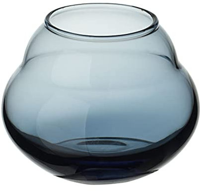 Villeroy & Boch Jolie Bleue Jarrón, 9,4 cm, Vidrio de Cristal, Azul