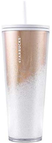Starbucks 2019, Miroir à paillettes dorées pour la saison des vacances (600 ml)