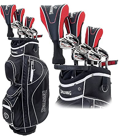 Spalding SX35 Premium Golfset für Herren, Rechtshänder, Graphit