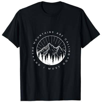 Berg T-Shirt Herren Berghemd Damen Klettern Berge Bergliebe T-Shirt