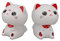 Shanrya Gato Suerte Gato Asintiendo Colores Brillantes Gato Decoración Oficina Soleado (con Ojos Grandes)