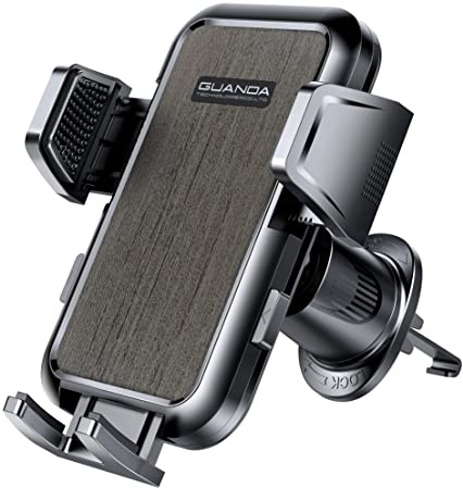 2026 Soporte Movil Coche Para Ventilación Aire, Sujeta Moviles Para Coche Gancho Mejorado, Porta Móvil Coche Giratorio 360°,Soporte Telefono Coche Universal Para iPhone Samsung Redmi Smartphones