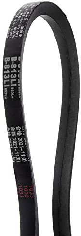 sourcing map Cinghia trapezoidale B-813, 813 mm, circonferenza interna 17 mm, larghezza superiore, sezione B, gomma per trasmissione di potenza