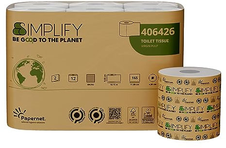 aura luxury collection 96 Rotoli Carta Igienica Fascettata Colore Bianco 2 Veli, In Pura Cellulosa, Morbida E Non Irrita