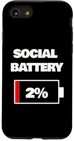 iPhone SE (2020) / 7 / 8 SOCIAL BATTERY 2 PERCENT Case