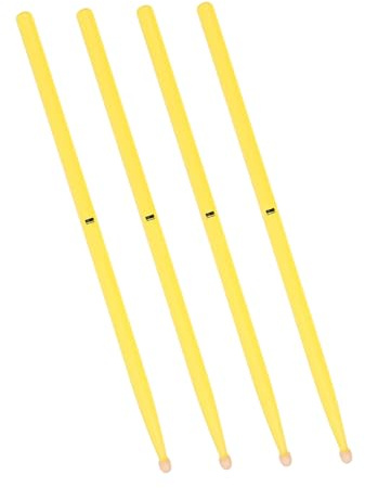 Supvox 2 Paare Rutschfeste Ahorn Drumsticks mit Glatter Oberfläche Leichte Holztrommelstöcke für Kinder und Anfänger zum Spielen von Schlaginstrumenten