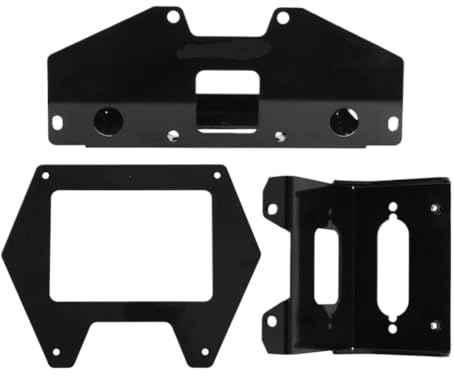 Support de treuil 3 pouces X 4 7/8 pouces de large, 4 trous 3 pouces X 6 5/8 pouces compatible avec RZR PRO XP RZR PRO XP 4