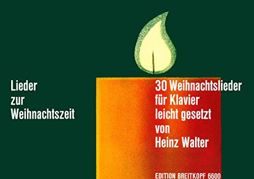 Lieder zur Weihnachtszeit für Klavier (EB 6600)