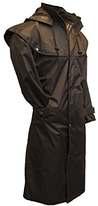 Walker & Hawkes Midland utomhuskappa med avtagbar huva, färg:, Brun, XXL