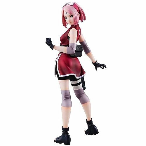 Unbekannt Megahouse Naruto Gals PVC Statue Sakura Haruno Ver. 2 21 cm Statues