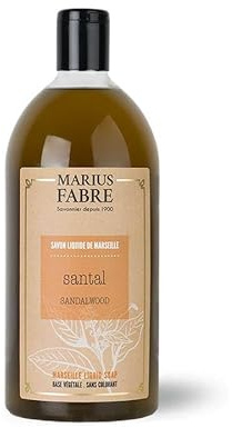 Marius Fabre Savon Liquide de Marseille Santal, Taille - 1 L
