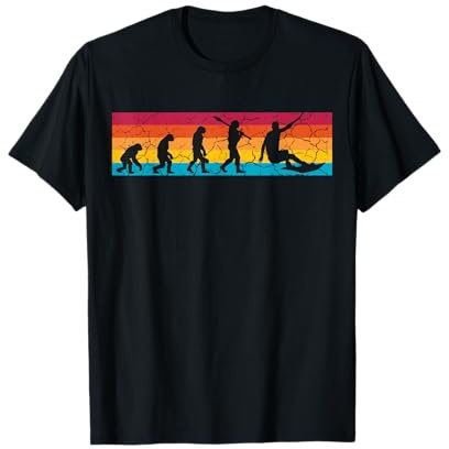Retro Wakeboard Evolution Geschenk Wakeboarder Wakeboarding T-Shirt