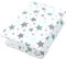 TupTam Juego de Edredón Infantil con Dibujos para Toda la Temporada Nórdica Almohada Plana 2pcs., Estrellas Menta Verde/Negro, 135x100 cm