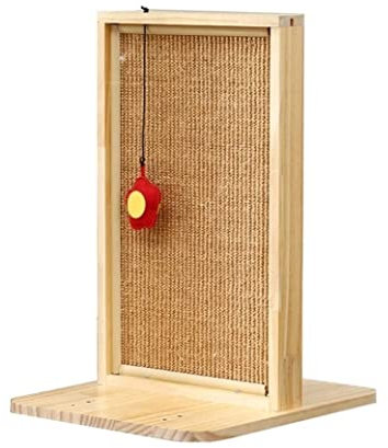 Katzen Kratzbrett Kratzbrett Für Katzen, Natürliches Sisal, Katzenkratzpolster Aus Holz, Katzenkratzer, Mehrzweck-Katzenkratzer Für Katzen Im Innenbereich Schützt Teppiche und Sofas (Color : Brown,