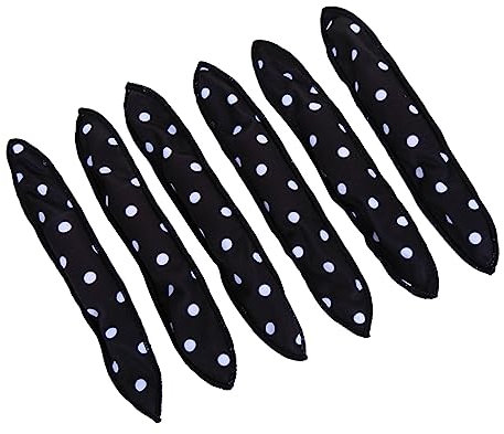 Rizadores de Pelo de Esponja 30 Piezas Negro Portátil