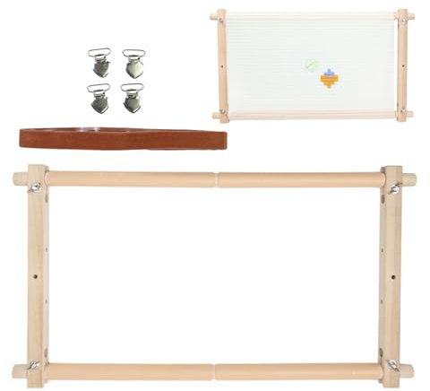 CENMOO Quiltrahmen aus, Gobelin-Stickrahmen,Multifunktionaler Gobelinrahmen zum Sticken - Einfach zu montierender Stickrahmen für Batikmalerei, Nähen, Quilten, Nadelspitzen