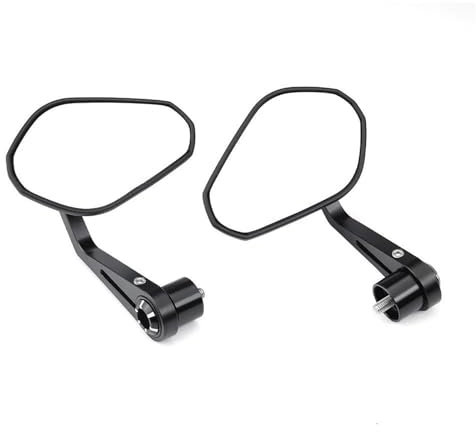 DZSQOMHGD Seitenspiegel Zubehör Motorrad-Lenkerendspiegel Seitenspiegel Motorrad-Rückspiegel Für Kawasaki Für Z125 Für Z250 Für Z300 Für Z650 2017-2019 Lenkerendenspiegel Motorrad