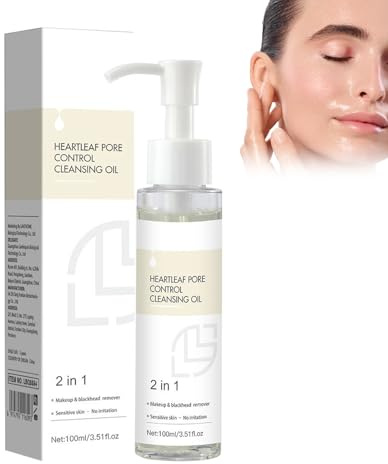 Tkekruh Aceite Limpiador Facial 100ml, Aceite de Limpieza Profunda, Speedy Aceite de Limpieza, Desmaquillante y Limpiador, Exfoliante, Fácil de Enjuagar, Cruelty-Free