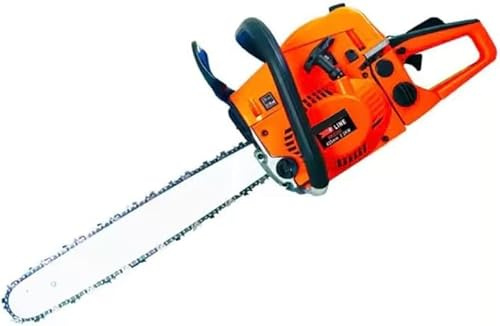 Motosierra de gasolina motor 2 tiempos 52cc 2.0kw, espada 20”, longitud corte 50.8cm, para tala y poda, antivibración