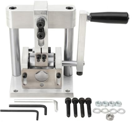 ECUTEE Wire Stripping Machine Manual Wire Strippers Cable Stripping Machine Adjustable Blades Rollers, Stripping Diameter 1mm-15mm/0.04-0.6inch, for Remove Plastic Rubber Insulation from Scrap Wire