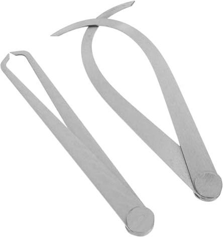 Cabilock Calibre de Precisión Interior y Exterior de Acero, Compacto y Portátil, para Metal y Taller Mecánico, Medición Exacta