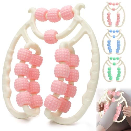 Cellulite Massagegerät Linderung von Muskelbeschwerden und Schmerzen, Manuelles Anti-Cellulite Massagegerät Beine Cellulite Roller Muskeltherapie Massagestab Heben Straffen für Oberschenkel