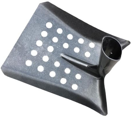 DECOMELODY Pala Plana De Limpieza Agrícola Multifuncional para Estiércol y Excrementos De Aves, Herramienta Metálica Resistente para Granjas y Establos, Limpieza Granjas Avícolas