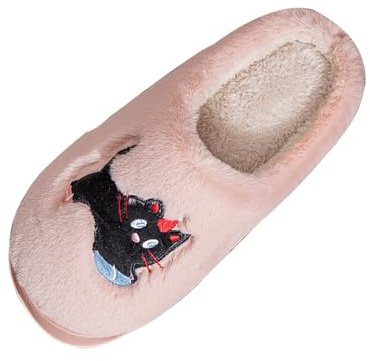 Pantoffeln Damen Filz - Filzpantoffeln Damen Mit Filzsohle Outdoorschuhe Draußen Baumwollpantoffeln Cotton Slippers Bequeme Bettschuhe Warme Freizeitschuhe Hallenschuhe Hausschuhe Drinnen Pantoletten