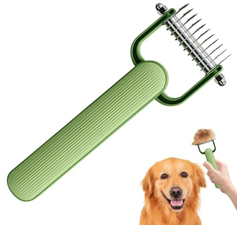 xowwyue Hundebürste - Entfilzung Haarbürste,Doppelseitige Entfilzungskamm Mit -Design Für Goldendoodle Pudel Tiere Haustiere
