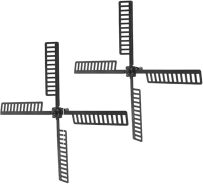 SOIMISS 2Pcs Solar Windmill Replacement Parts Plastic Blades for Garden Windmill Head Waterproof Outdoor Yard Decor Accessories for Patio