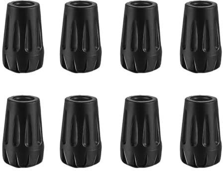 rutschfeste Gummipuffer für Wanderstöcke, Gummistopper Gehstock Gummispitze für Asphalt Nordic Walking Stock Hiking Pole Rubber Tips