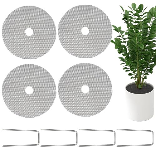 Protector De Suelo Para Macetas - Rejilla Para Macetass, Protector De Malla De Drenaje Cortable | Cubierta Protectora Del Suelo Rejilla Ajustable Paraa Macetass | Paraa Jardín Bonsai Orquídeas Macetas