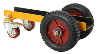 LALABU Plattenwagen, Plattentransporter mit 4 Rädern, 500 kg Tragfähigkeit, Transportwagen, Plattenkarre für Stahlplatten/Matratzen/Türen/Trockenbauplatten