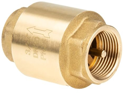 tecuro Messing Rückschlagventil 1 Zoll IG - DN 25 / PN 25, Baulänge 73 mm - schwere Bauform