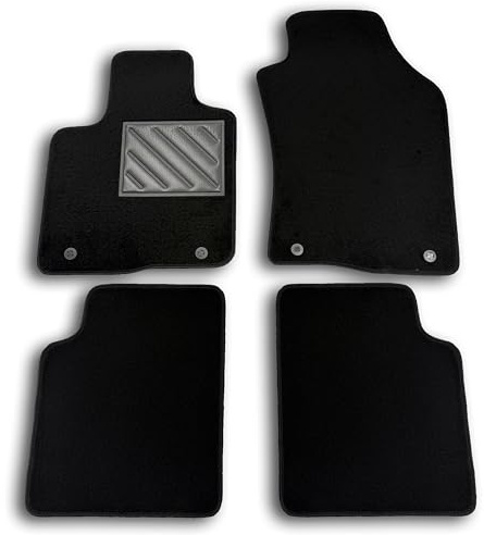 Tappetini Lancia Ypsilon III dal 2011-2024, su Misura, Antiscivolo, battitacco in gomma rinforzata, bottoni di fissaggio