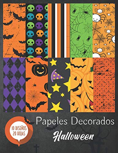 Papeles Decorados - Halloween: Papel Scrapbooking - Folios Decorados - Papel Scrap (Manualidades, Band 1)